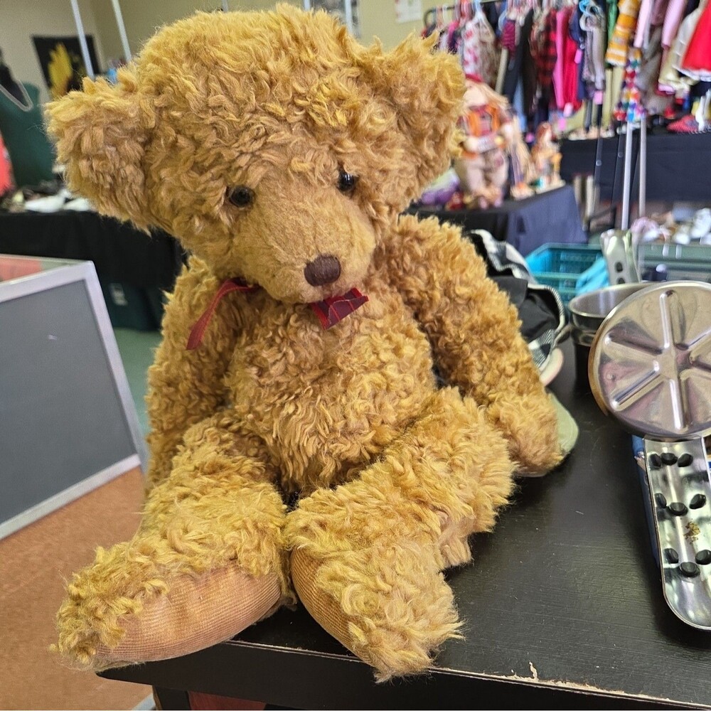 Russ GOLDY Teddy Bear LARGE Size 16 inch Golden Plush 16"